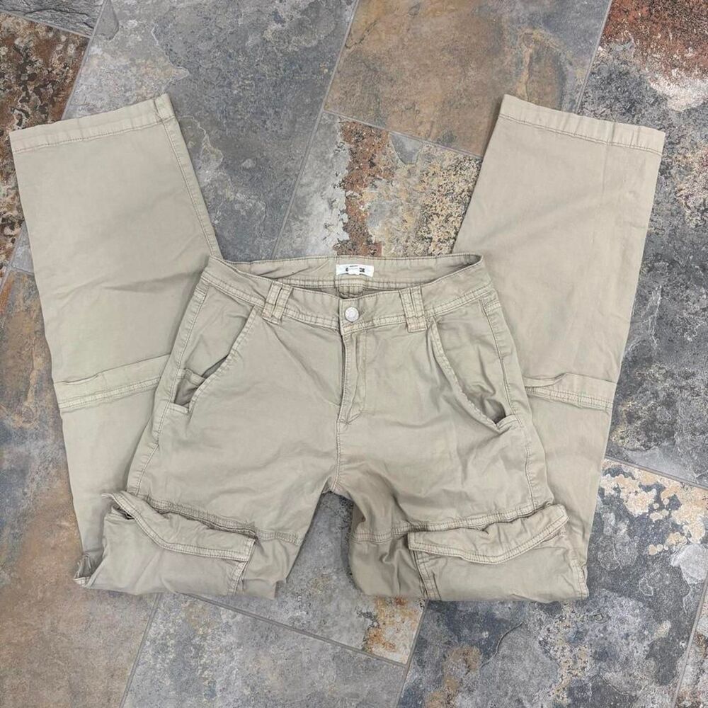 Garage Women's Tan and Cream Trousers